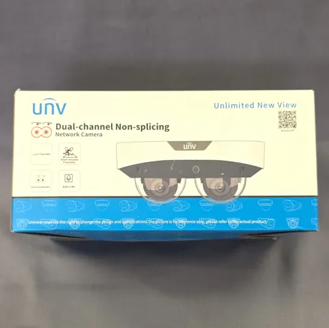 UNV IPC3224SS-ADF28K-I1 4MP PoE 2-Channel IP Camera 2.8mm Mic SD WDR