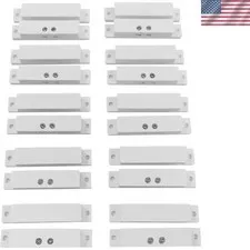 10 Sets Pack of Wired Surface Mounted Alarm Magnetic Contacts Door Window Ree...
