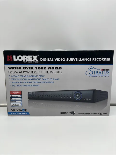 Lorex Vintage LH150 ECO 4 Series, 8 Channel Digital Video Surveillance Recorder