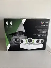 Security Camera 1080P Wired Home Security System 1TB HDD 4 Cameras NIB