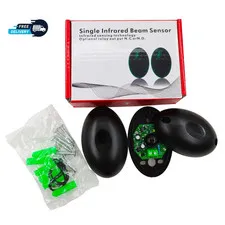 Photocell Sensor Beam for Sliding Gate Opener Infrared Safety Photo cell 12/24V