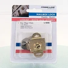 Prime-Line Child Safe Mailbox Deadbolt Lock S-4048