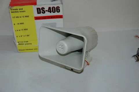 ATW DS-406 114 dB Dual Tone 12 Volt 25 Watt Siren NOS (A3)