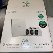 Arlo Wireless Home Security 5 Camera Kit VMS3530-100NAS - WHITE -