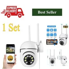 8MP WiFi PTZ Security Camera 4X Zoom Night Vision Two-Way Audio