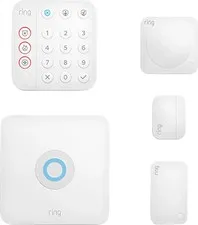 Ring Alarm 5-Piece Home Security Kit White