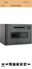 Electronic Safe Deposit Box - Drop Safe With Digital Keypad and 2 Keys