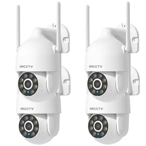 ARCCTV Wireless Security Camera System Outdoor 2Way Audio PTZ Color Night Vision