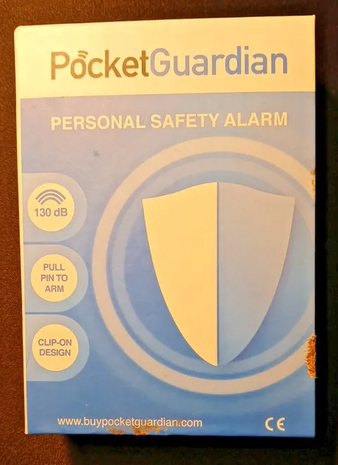 Pocket Guardian Personal Safety Alarm 130DB LED Light • Key Chain Size