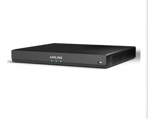 AMLINK 12MP 16CH Smart AI PoE NVR Security Camera Recorder ALN-4216E Max 20TB 