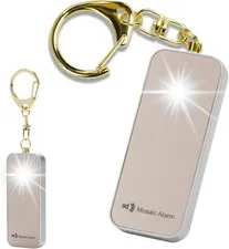 Ultrathin Personal Alarm Rainproof Ultra-Lightweight (0.8 oz) Bulky-Free Keychai