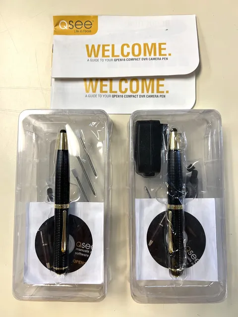 (2) Q-See QPen 16GB - QPEN16 - DVR  Pen, AVI MPEG 4MP 16:9