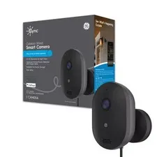 GE Smart Outdoor Security Camera, 2K HD Camera, Weather-Resistant, Night Vision