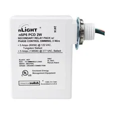Sensor Switch nSP5-PCD-2w nLight Secondary Relay Pack Phase Control Dimming...