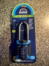Squire Combination Lock All Weather CP50ATLS2.5 Marine Like Master lock Pad Lock