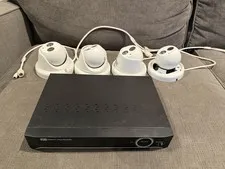 PoE Network video Recorder W/ 4 Turret IP Cameras | $1600 NEW!