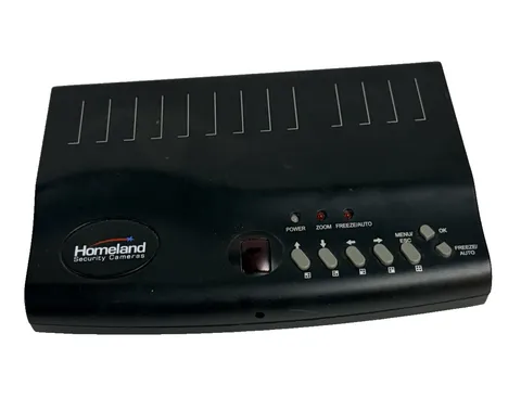 Homeland Security Video Cameras Color Quad Processor Model 04821 Box Power Test