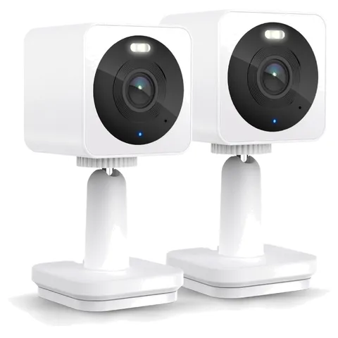 White 2-Pack Cam OG Night Vision Security Cameras