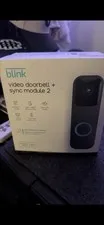 Blink Video Doorbell & Sync Module 2, barely used, In Original Box
