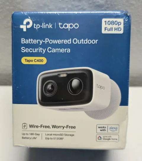 Tapo C400 Wireless Outdoor Security Camera 1080P Night Vision, Alexa, SD