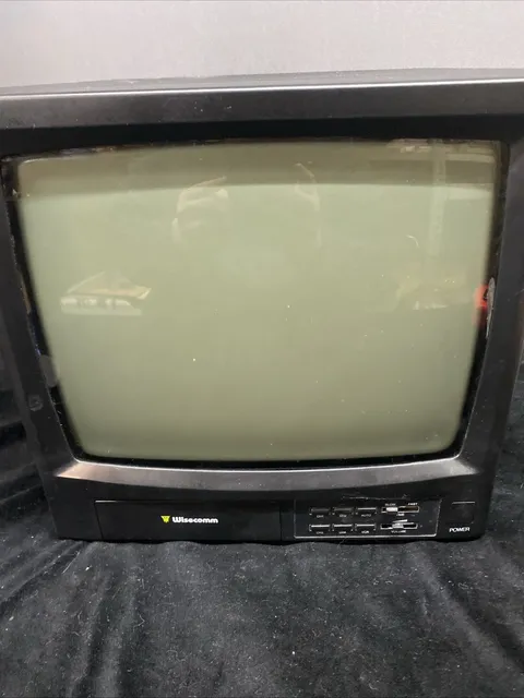 Clover Wisecomm Electronics 14” B&W Monitor For Security System OW1415 Working