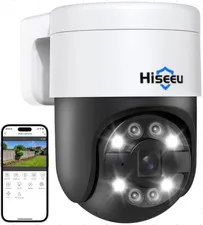 【Auto Tracking +2-Way Audio】 5MP Poe Wired Security Camera Outdoor,Ptz 300°Pan 9