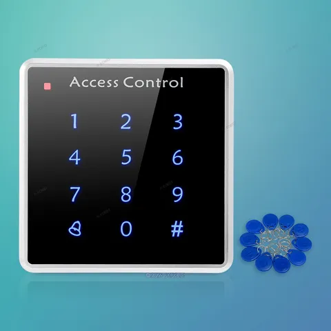 Door RFID Proximity Reader Access Control Keypad +10 ID RFID Cards