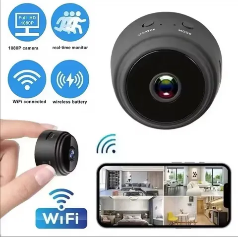 Mini 1080P WiFi Bluetooth Security Camera, Motion Detection, Wireless Camera