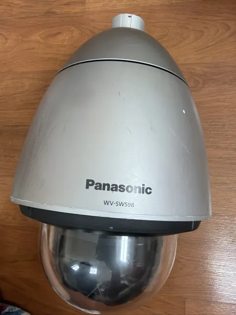 Panasonic WVSW598 1080P 30X Outdoor Weather Resistant PTZ Dome IP Network Camera