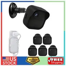 5 Pack Wall Mount and Silicone Cover for Blink Outdoor 4 2K Plus Black