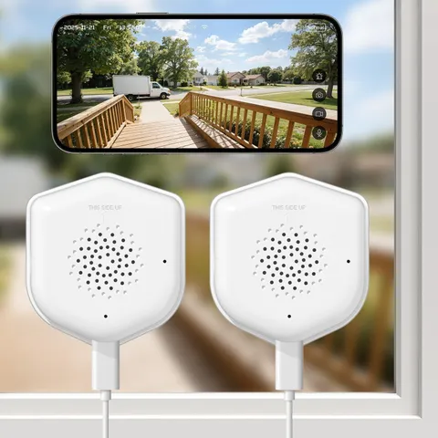 2K Window Security Camera, 2.4Ghz & 5Ghz Wifi Indoor Window Cameras for Home Sec