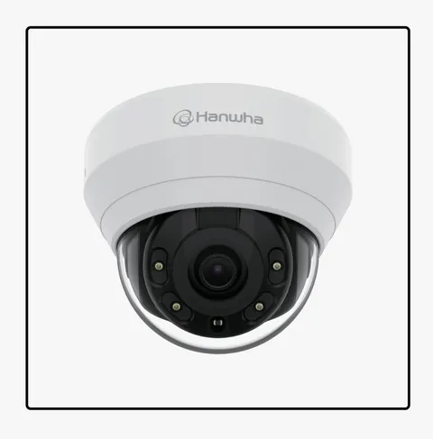 Wisenet QND-6012R1 2MP IR Indoor Dome Camera 2.8mm Fixed Lens PoE Hanwha