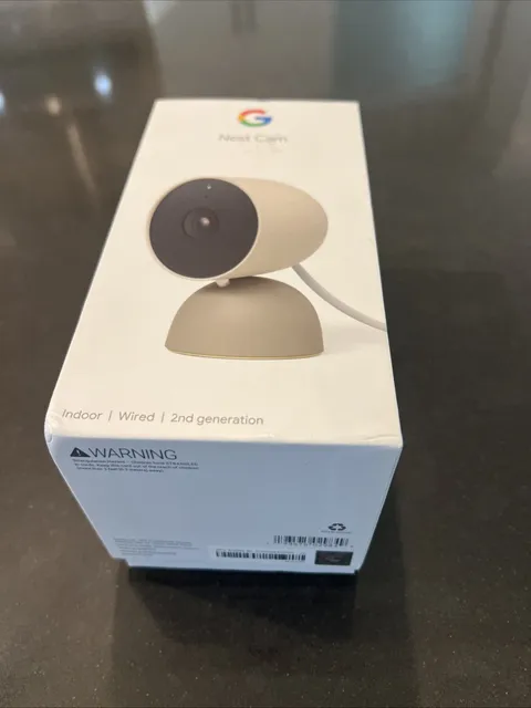 Google Nest Security Cam (Wired) - 2nd Generation - Linen Preowned Open Box