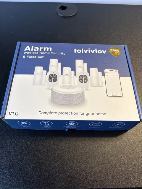 NIB Tolviviov Alarm System 8 Pieces, Smart Home App