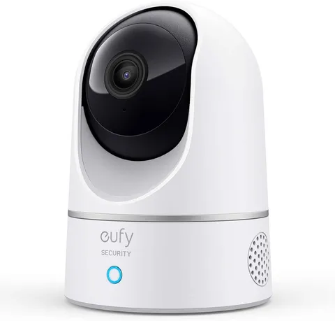 Eufy Security Indoor Cam E220, Dog/Pet Camera, Pan and Tilt | 2K Wi-Fi Plug-In,