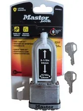MASTER LOCK M5XKADLJ Weather Resistant 2.5" 15/16" Wide