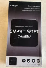 Smart WiFi Camera IP/Network Indoor Black Wi-Fi Night Vision Motion Detect 1pc
