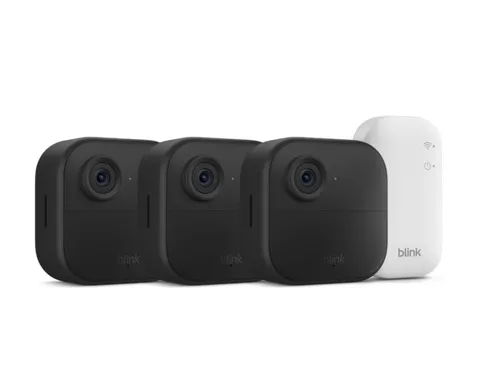 Blink Outdoor 4 (4th Gen) Wireless 3 Smart Camera Security System w/ Sync Module
