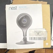 Nest Cam Indoor 1080p Wi-Fi IP Surveillance Camera Plug-In, Black