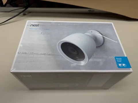 NEW NEST NC4200US CAM IQ OUTDOOR SMART SECURITY CAMERA 2-PACK FACTORY SEALED