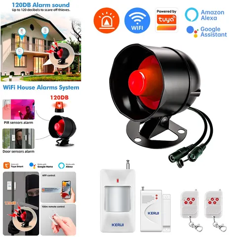 Fits Tuya Smart WIFI Security Alarm System Kit 110dB Wireless Loud Siren Horn