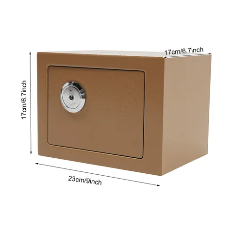 Small Safe Box with Drop Slot, Safe Box for Money, Cash Safe Box for Cabinets