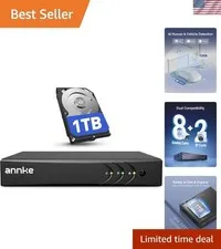 Advanced Hybrid 5-in-1 Security DVR with 1TB Storage for Smart Home Security