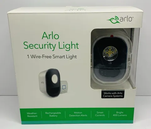 Netgear Arlo Security Light System Wire Free Smart Light ALS1101 W/ Battery New