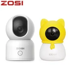 ZOSI 2K 3MP/4MP PT Home IP Zoom Camera HD 5GHz WiFi Indoor Auto Tracking