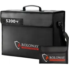 Large Fireproof Document Bag - Fire & Heat Resistant