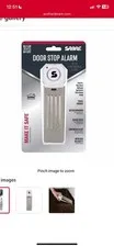 SABRE Door Stop Alarm HS-DSA 120dB Security Wedge For Travel Hotel Dorm Home