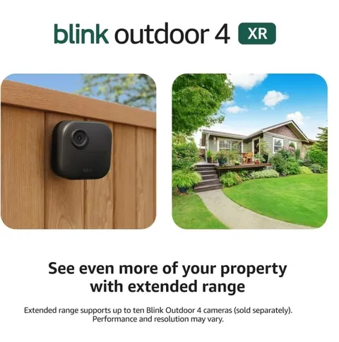 Blink Outdoor 4 XR 6 Pack Security Cameras Black