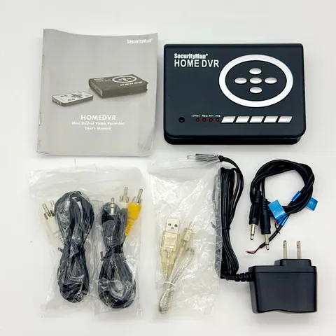 Securityman Mini DVR MPEG 4 Home Security Recording Audio Video To SD HOMEDVR