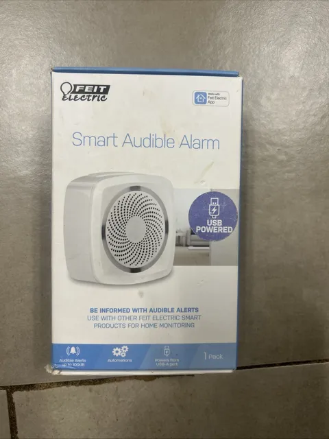 Feit Electric Smart Indoor WiFi Audible Home Security Alarm Wireless